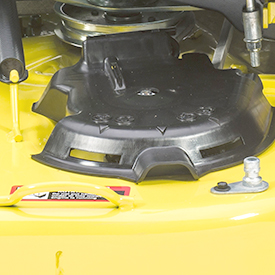 Spindle pockets on the 42A Mower