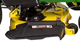 Right side of Accel Deep 48A Mower Deck