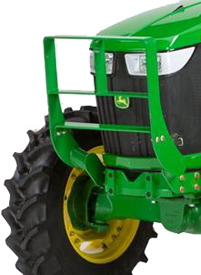 Hood guard for 5M Series Tractors