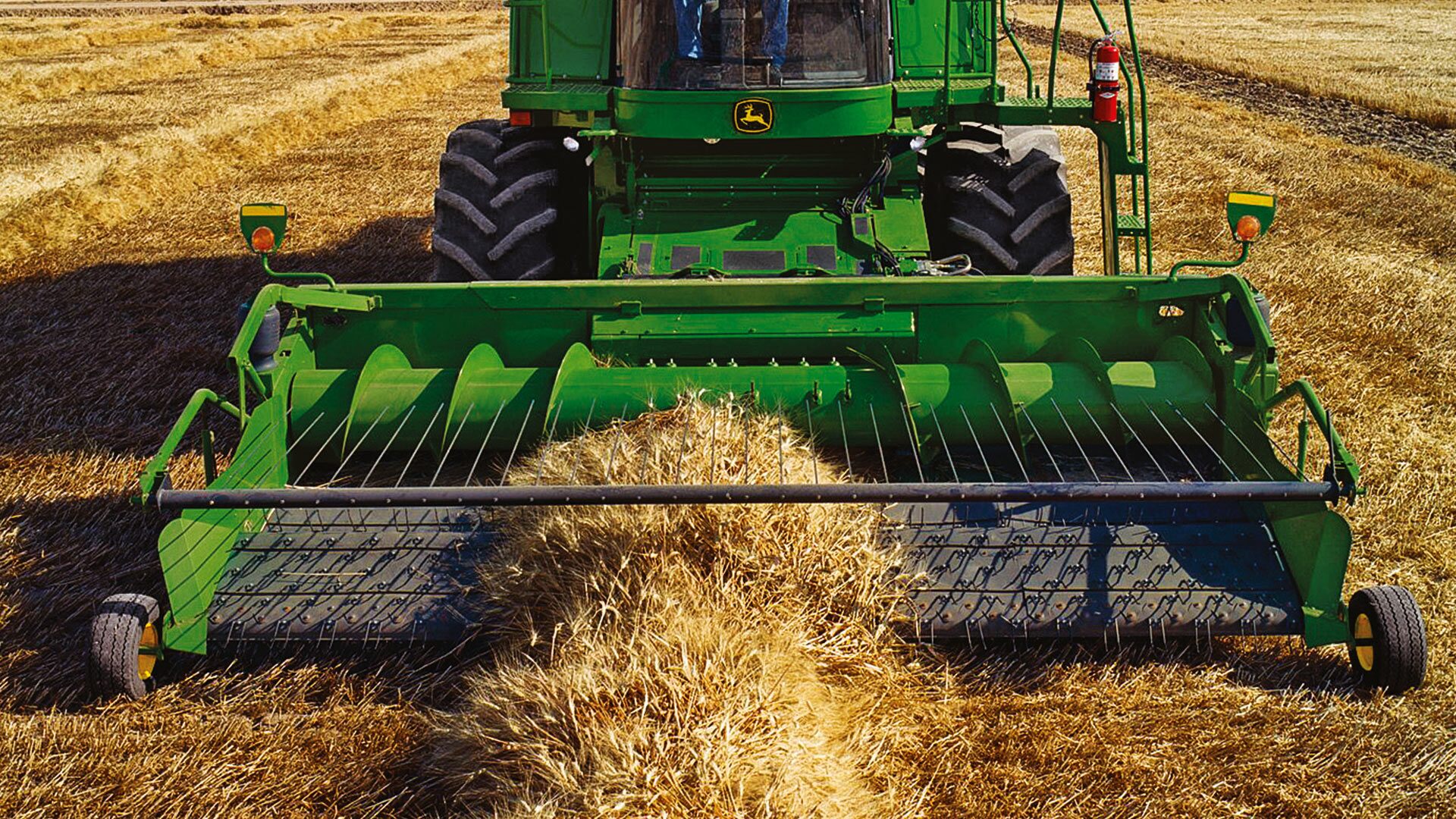 Belt Platform moving through field