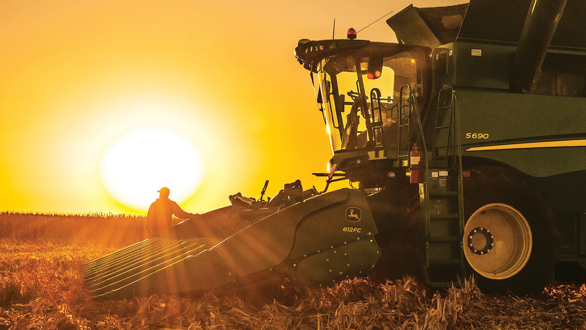 Cornhead photo at sunset