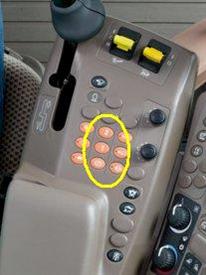 ProDrive buttons on armrest