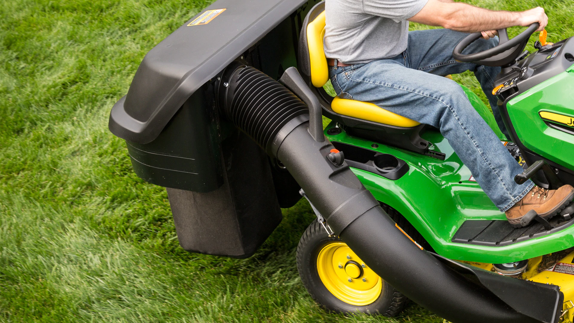 Ride on mower discount attachments