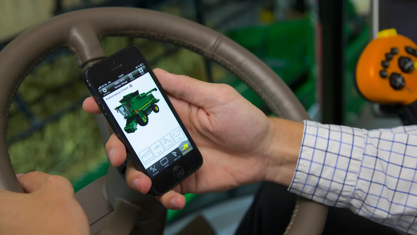 Monitor your John Deere harvester performance using the Go Harvest mobile app