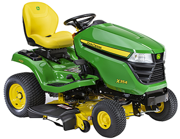 X354 with Accel Deep 42A Mower Deck